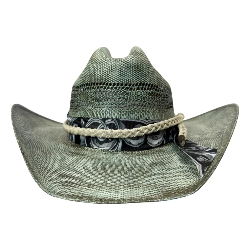 Porter | Mens Bangora Straw Cowboy Hat