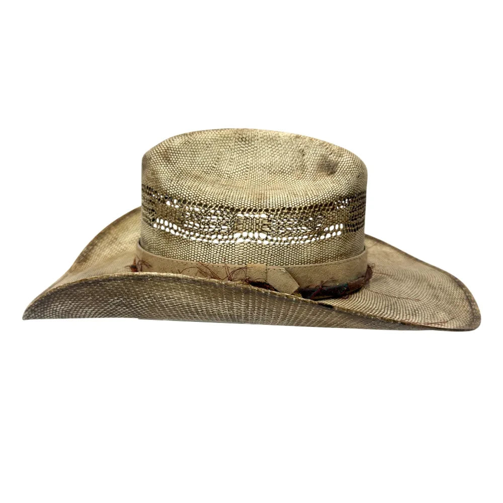 Porter | Mens Bangora Straw Cowboy Hat