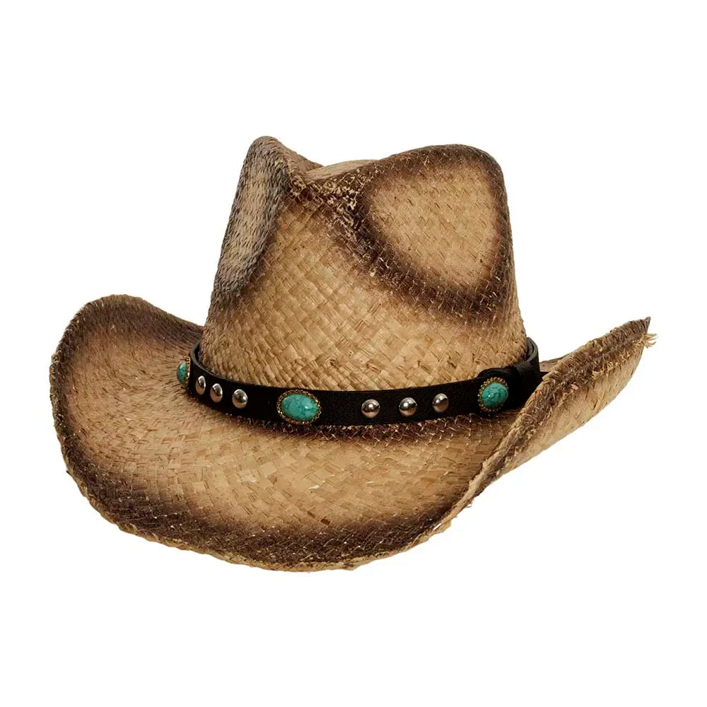 Nashville | Womens Natural Seagrass Straw Cowgirl Hat Pre-Pack