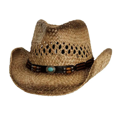 Nashville | Womens Natural Seagrass Straw Cowgirl Hat Pre-Pack