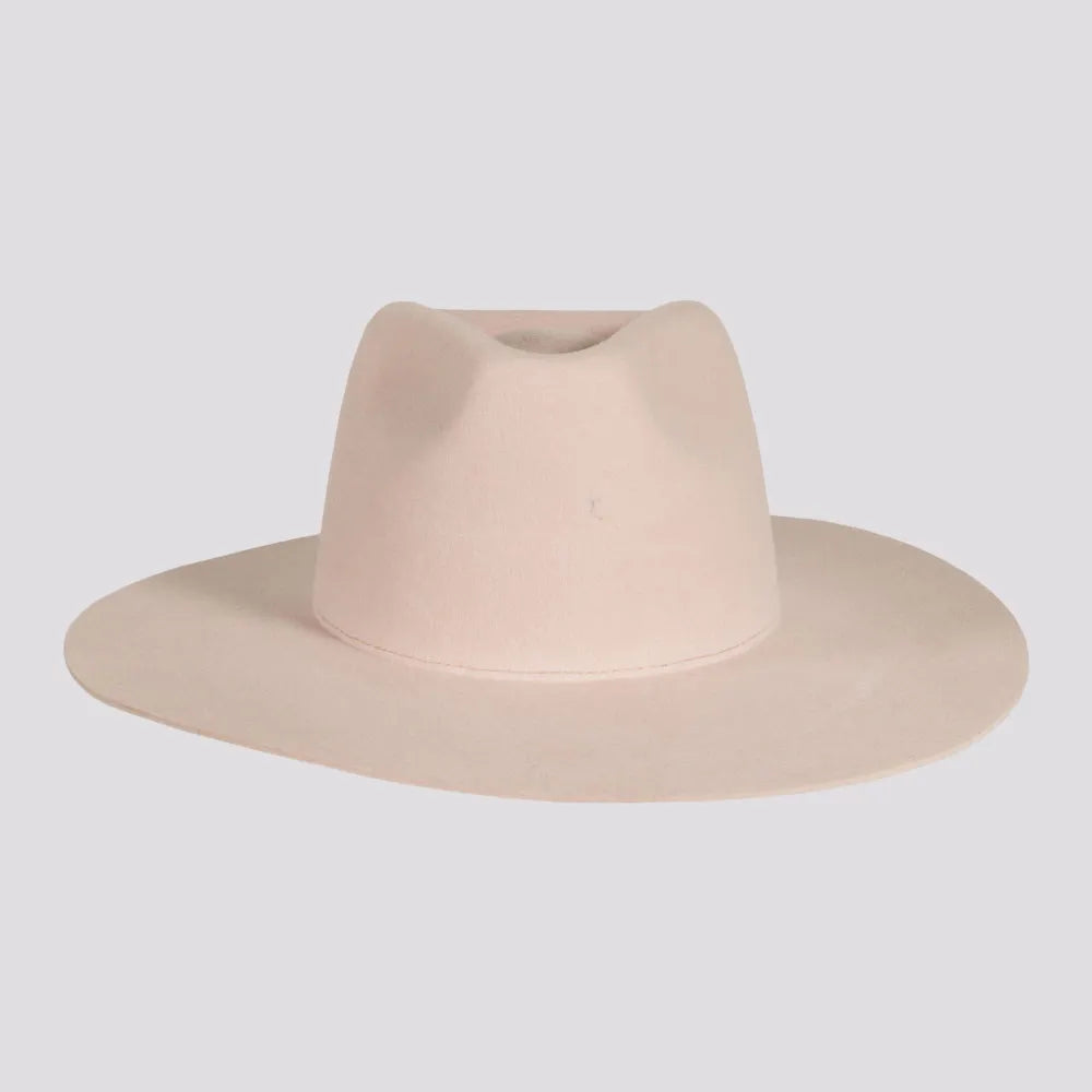 Rancher Blush Fedora Felt Hat American Hat Makers Front View