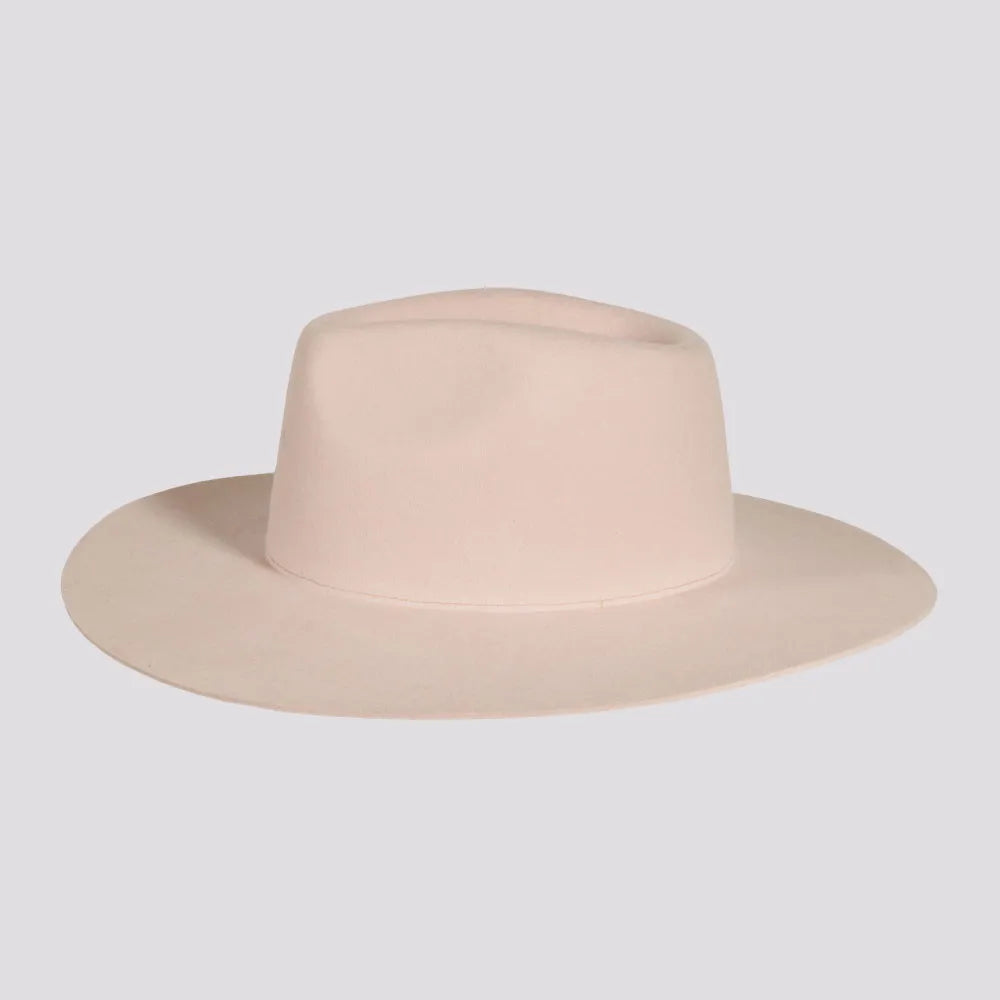 Rancher Blush Fedora Felt Hat American Hat Makers Side View