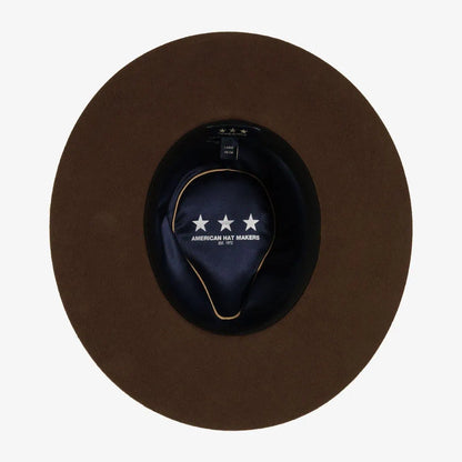 Rancher | Womens Wide Brim Felt Fedora Hat