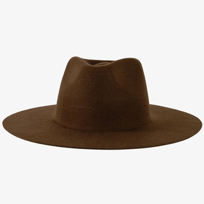 Rancher | Mens Wide Brim Felt Fedora Hat