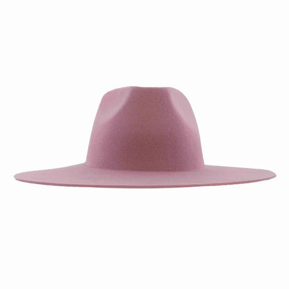 Rancher | Womens Wide Brim Felt Fedora Hat