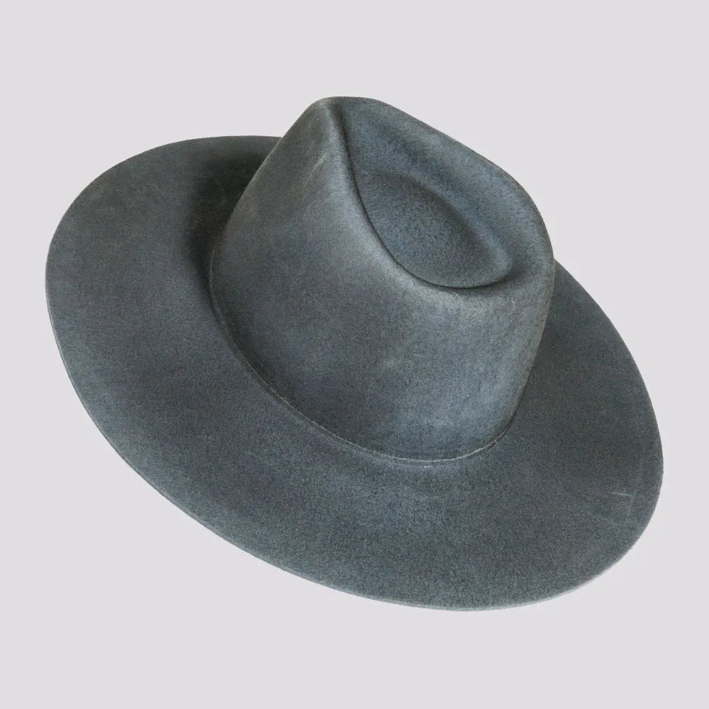 Rancher | Mens Wide Brim Felt Fedora Hat