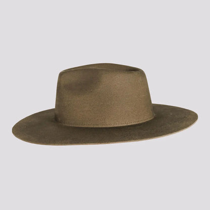 Rancher | Mens Wide Brim Felt Fedora Hat