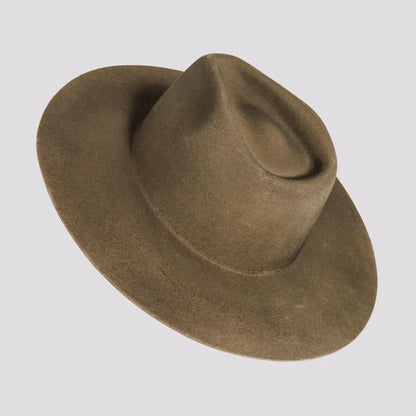 Rancher | Mens Wide Brim Felt Fedora Hat