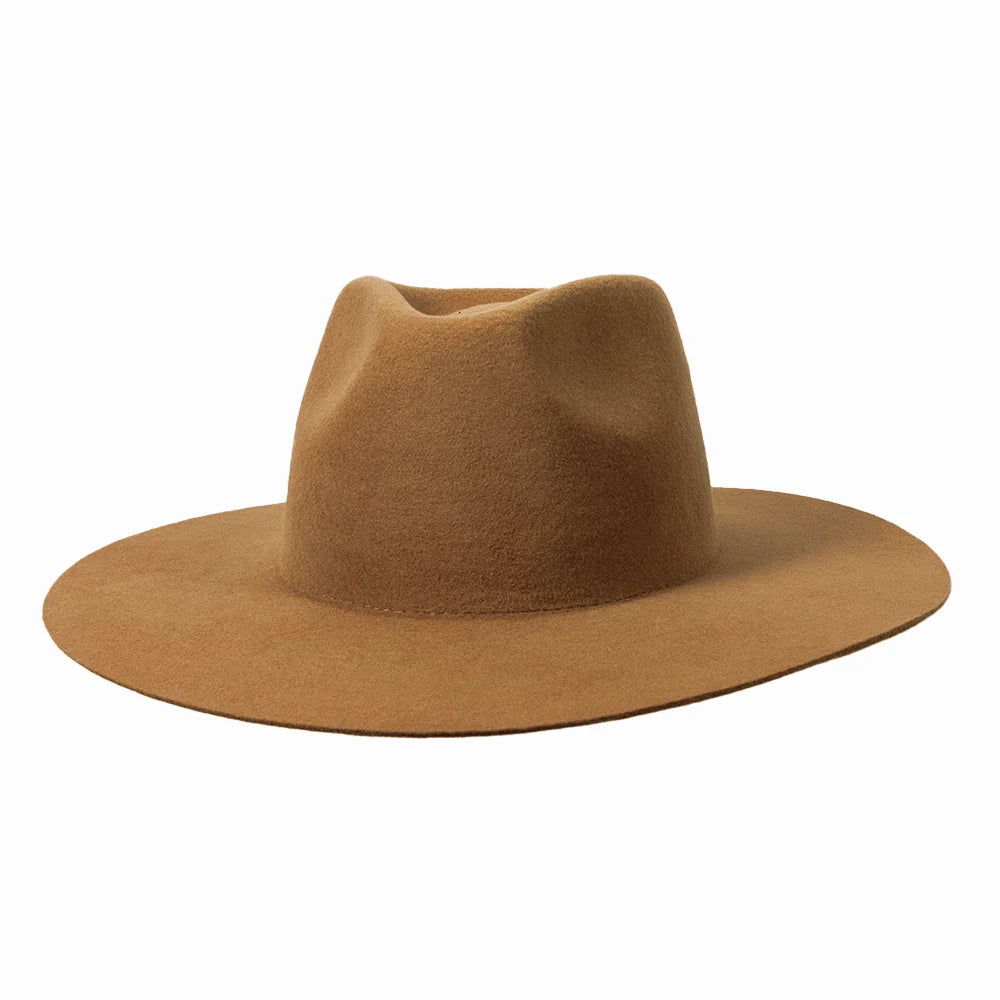 Rancher | Mens Wide Brim Felt Fedora Hat