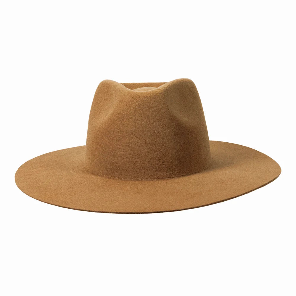 Rancher | Mens Wide Brim Felt Fedora Hat