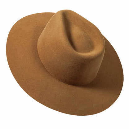 Rancher | Mens Wide Brim Felt Fedora Hat