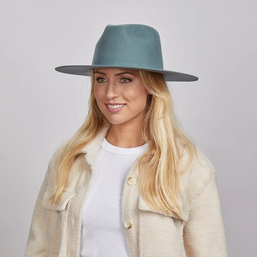 Rancher Vivid | Womens Colored Felt Fedora Hat