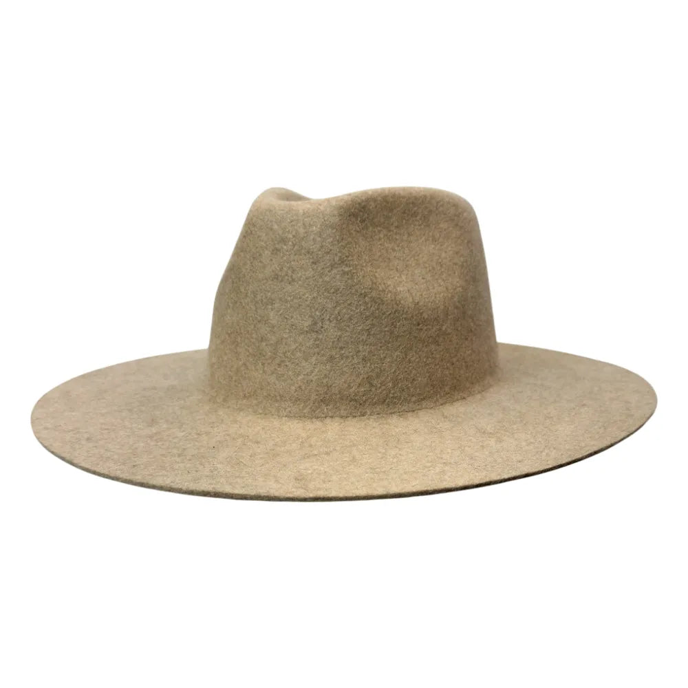 Rancher | Womens Wide Brim Felt Fedora Hat
