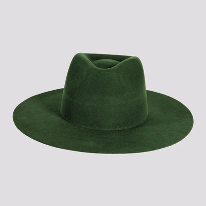 Rancher Olive Fedora Felt Hat American Hat Makers Front View