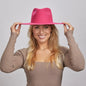 Rancher Vivid | Womens Colored Felt Fedora Hat