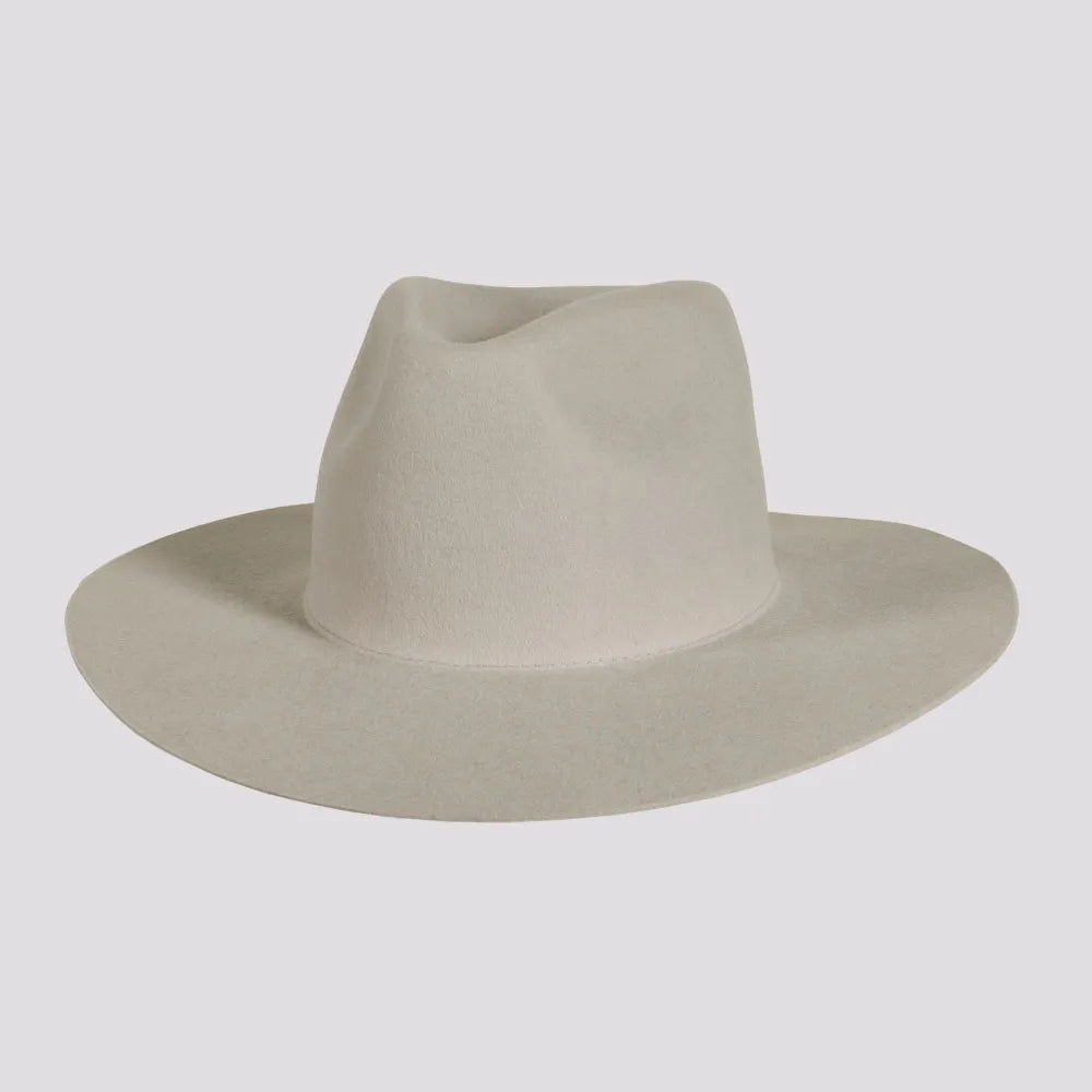 Rancher | Mens Wide Brim Felt Fedora Hat