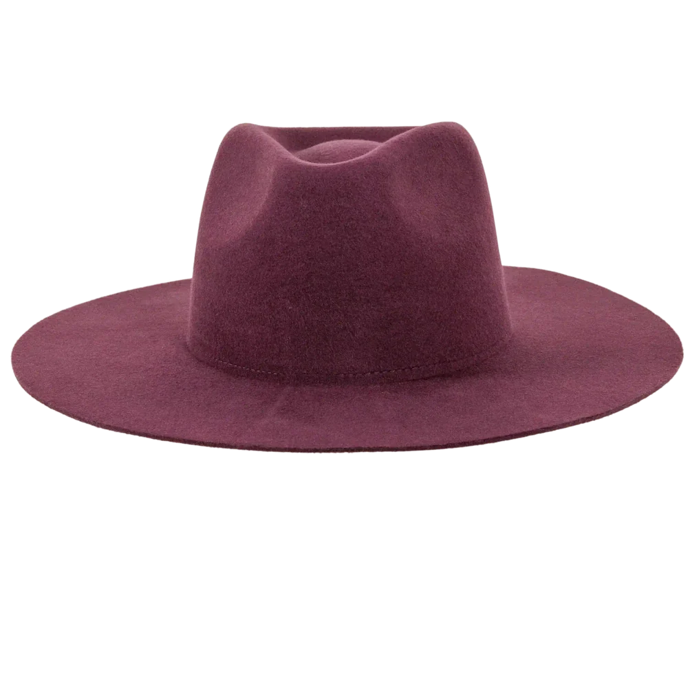 Rancher | Womens Wide Brim Felt Fedora Hat