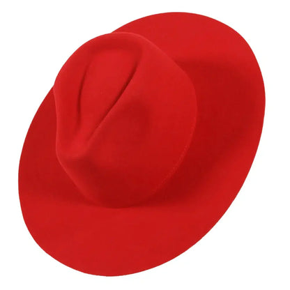 Rancher | Womens Wide Brim Felt Fedora Hat