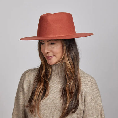 Rancher Vivid | Womens Colored Felt Fedora Hat