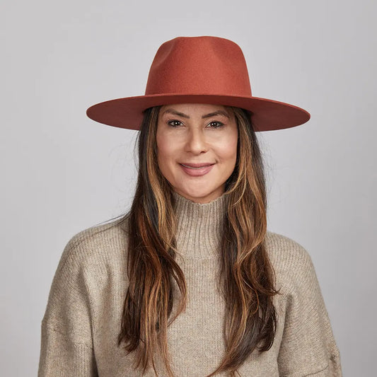 Rancher Vivid | Womens Colored Felt Fedora Hat