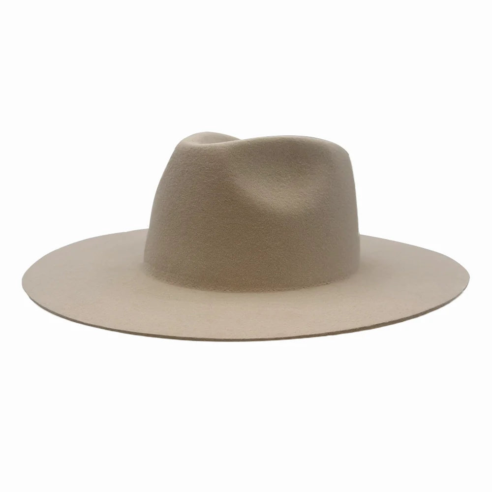 Rancher | Womens Wide Brim Felt Fedora Hat