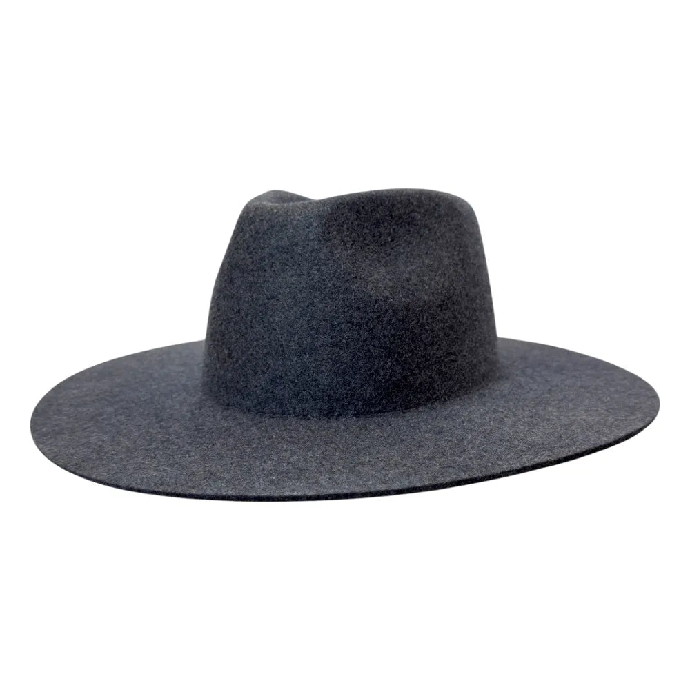Rancher | Womens Wide Brim Felt Fedora Hat