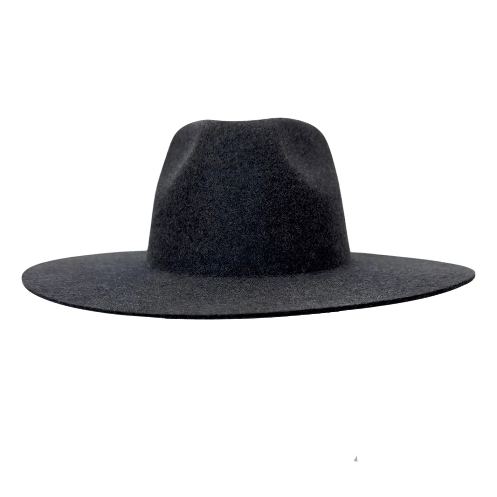 Rancher | Womens Wide Brim Felt Fedora Hat