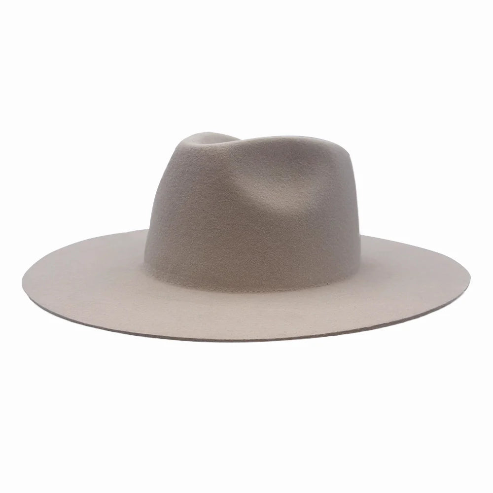 Rancher | Womens Wide Brim Felt Fedora Hat