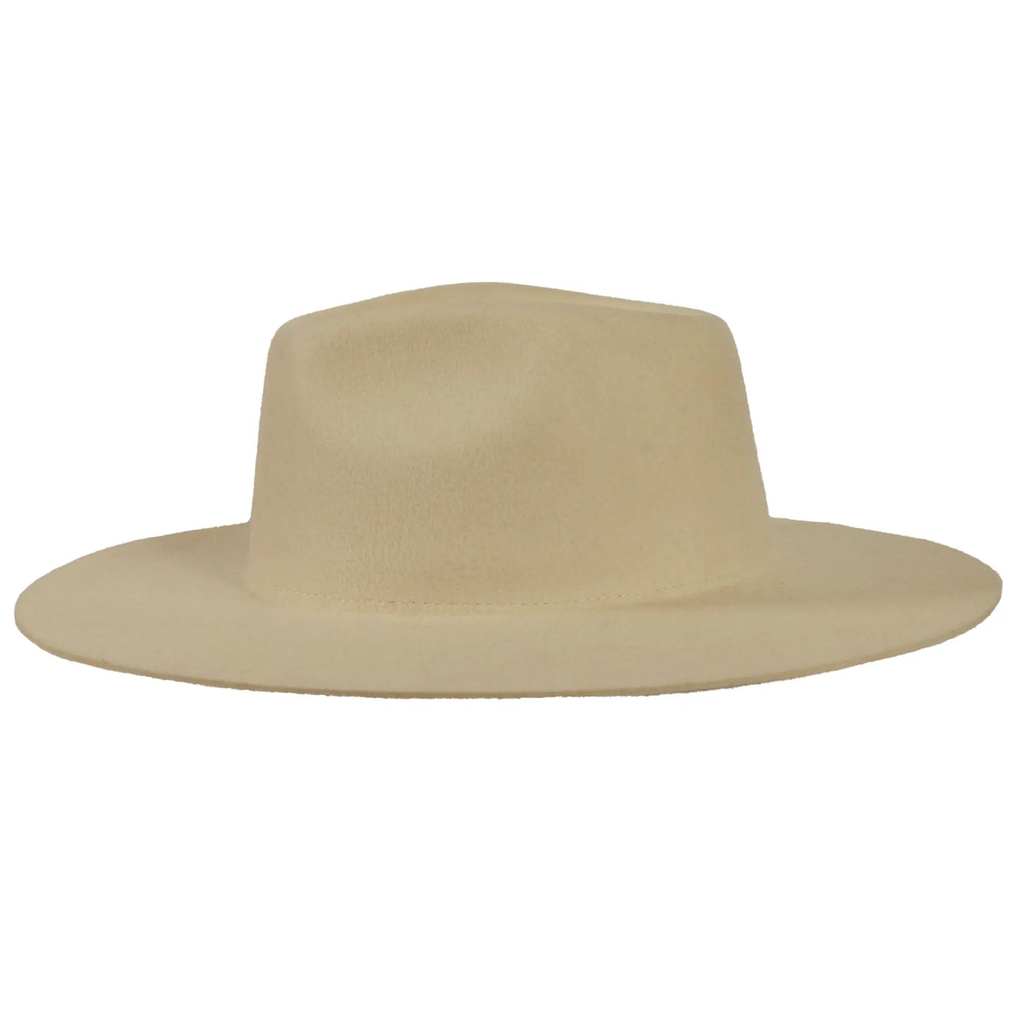 Rancher White Fedora Felt Hat American Hat Makers Side View