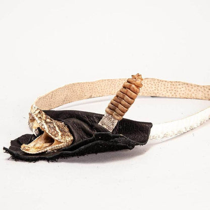 Rattlesnake with Deerskin Black Band by American Hat Makers