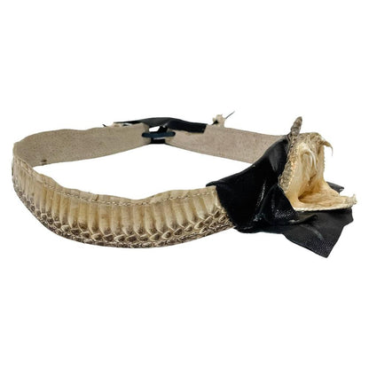 Rattlesnake with Deerskin Black Band by American Hat Makers