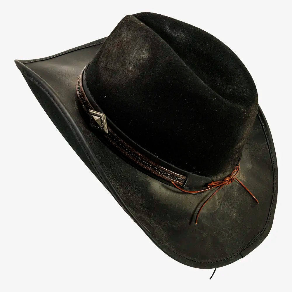 Reckless | Womens Genuine Leather and Wool Felt Western Cowgirl Hat