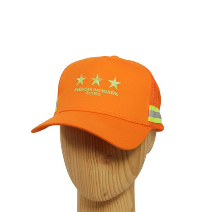 roadcrew orange cap front angled view