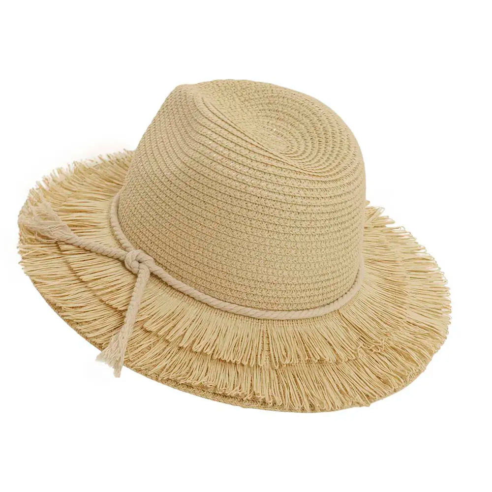 Santa Cruz Straw Hat Top Angled VIew