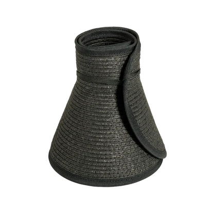 Sassy | Womens Paper Braid Roll Up Visor Sun Hat Pre-Pack