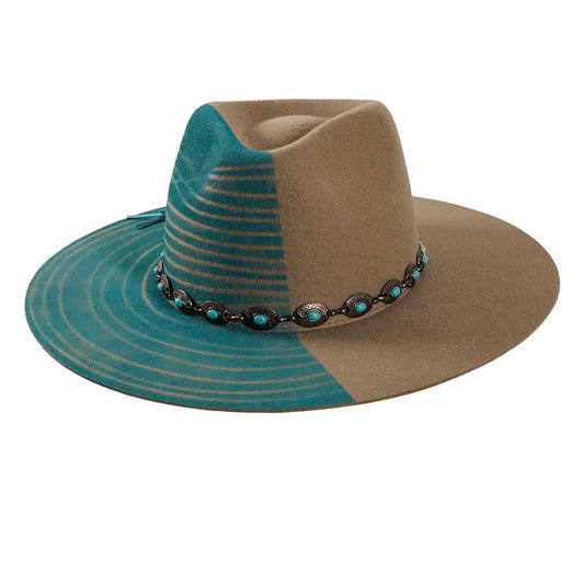 Sea N' Sand Felt Fedora Side View