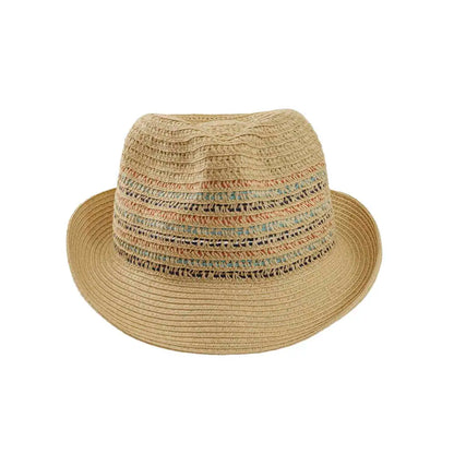 Seacliff Fedora Straw Hat Front View