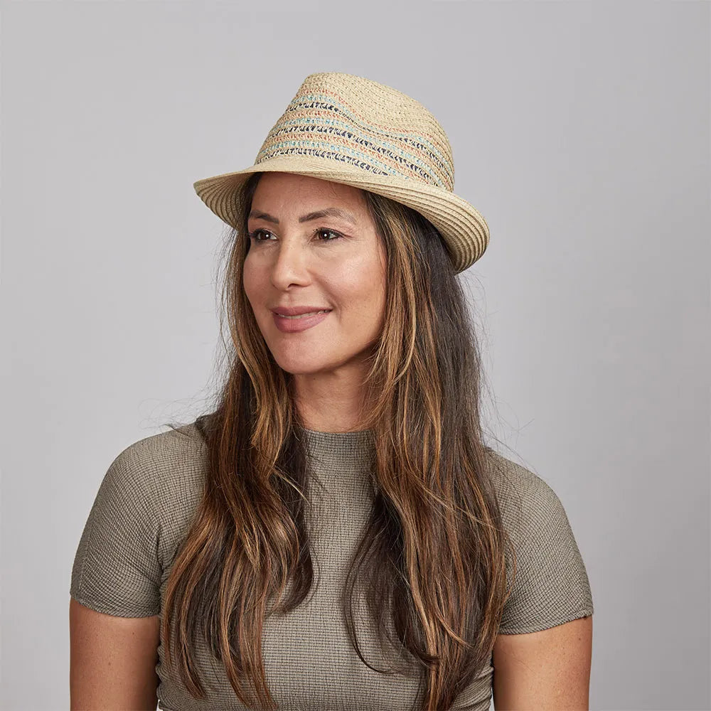 Seacliff | Womens Braided Fedora Straw Hat