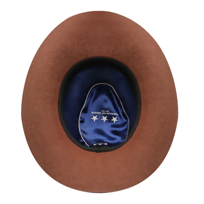 Sequioa Mens Brown Felt Cowboy Hat Inner View