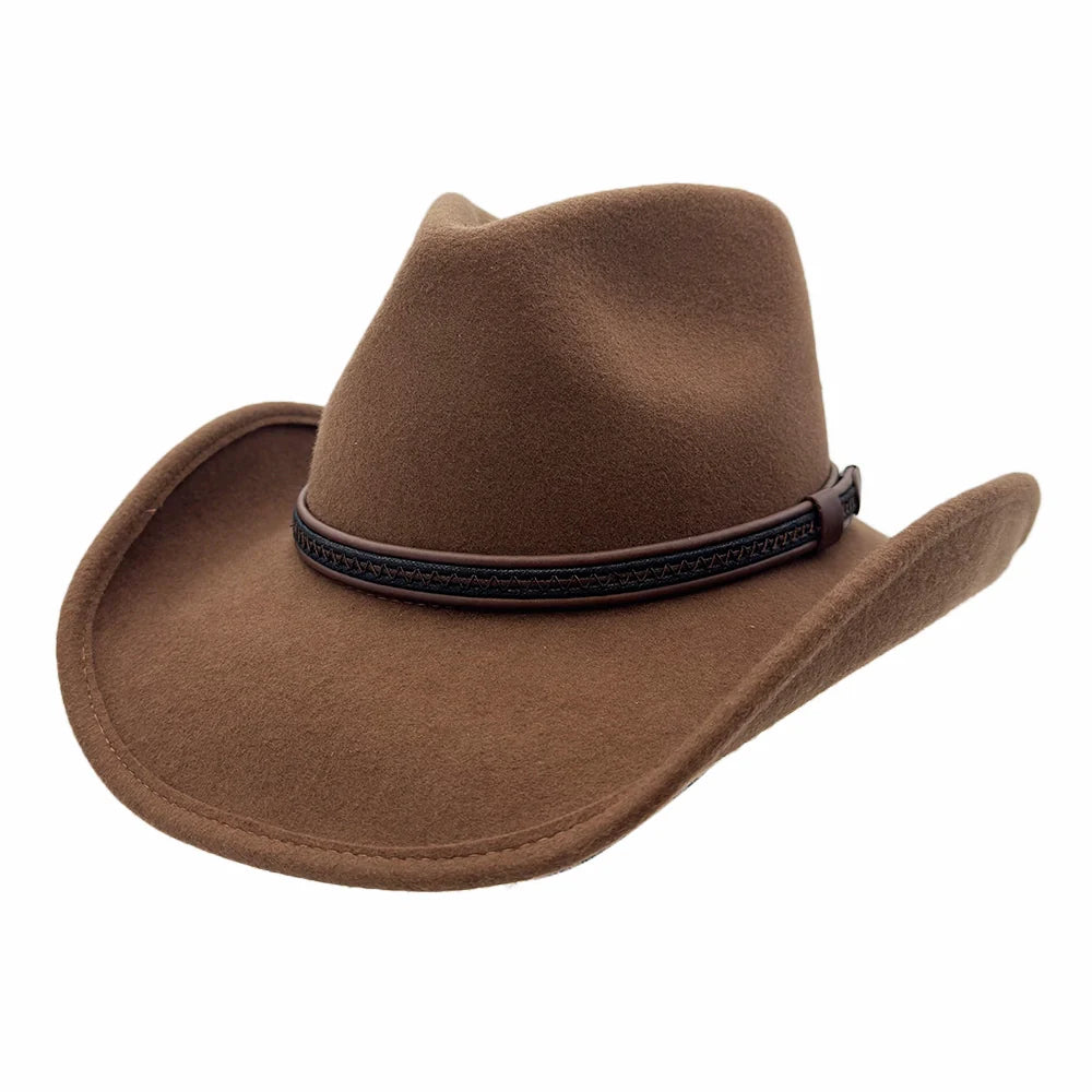 Showdown | Mens Crushable Wool Felt Western Outback Cowboy Hat