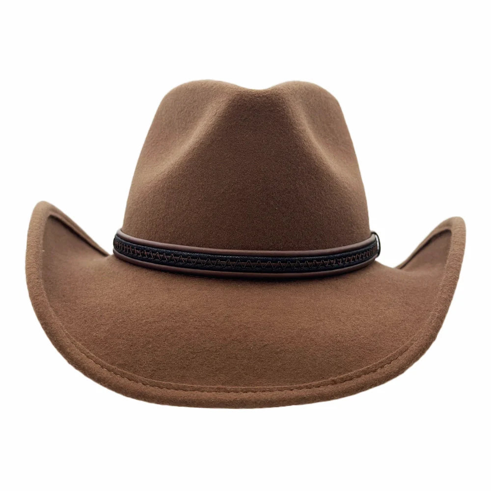 Showdown | Mens Crushable Wool Felt Western Outback Cowboy Hat