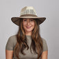 Sienna | Womens Wide Brim Vented Canvas Sun Hat