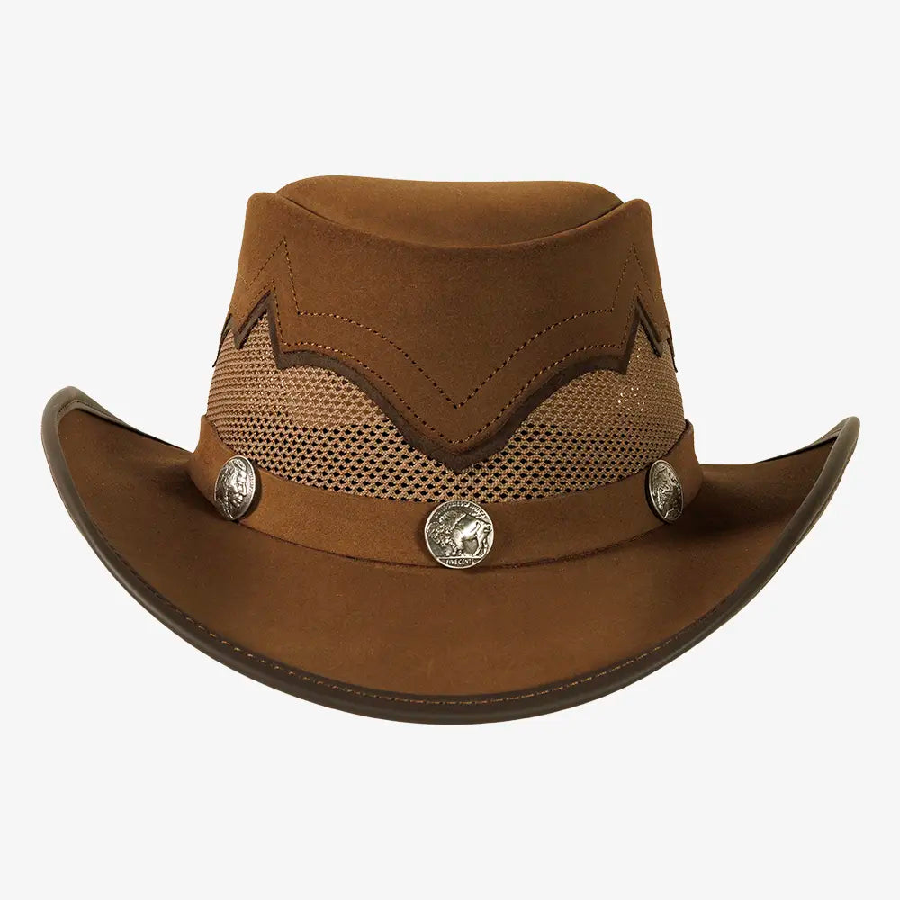 Sierra | Mens American Leather Cowboy Hat