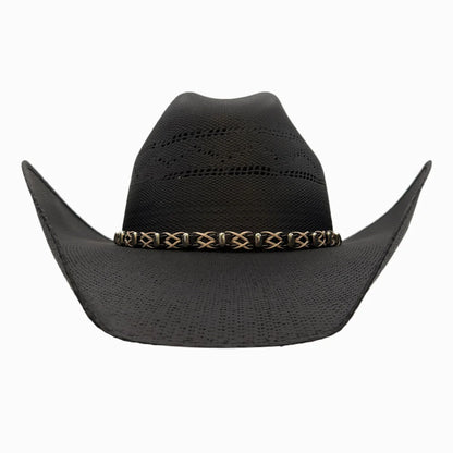 Silas | Womens Bangora Straw Cattleman Crown Cowgirl Hat