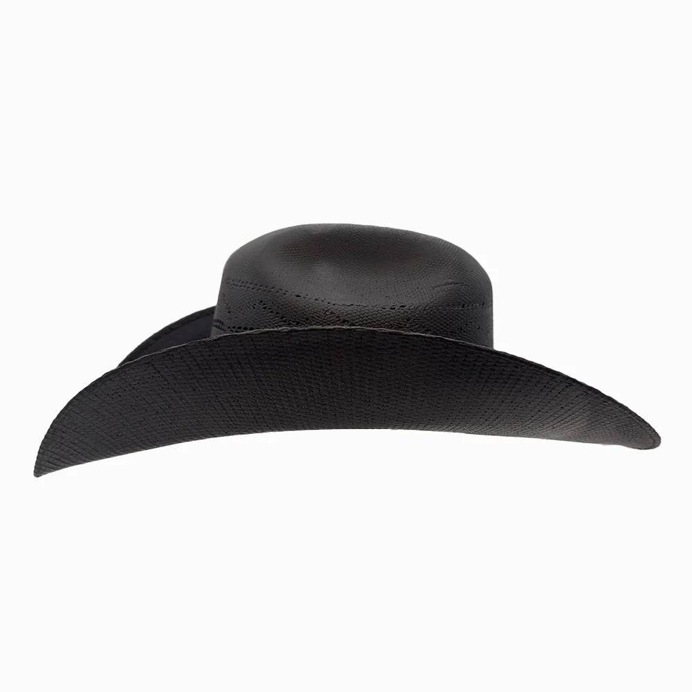 Silas | Mens Bangora Straw Cattleman Crown Cowboy Hat