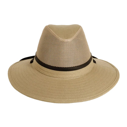 Smokey | Womens Khaki Nylon Safari Sun Hat Pre-Pack
