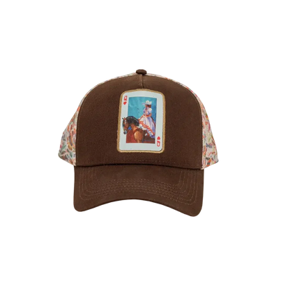 spirit brown cap snapback hat front view