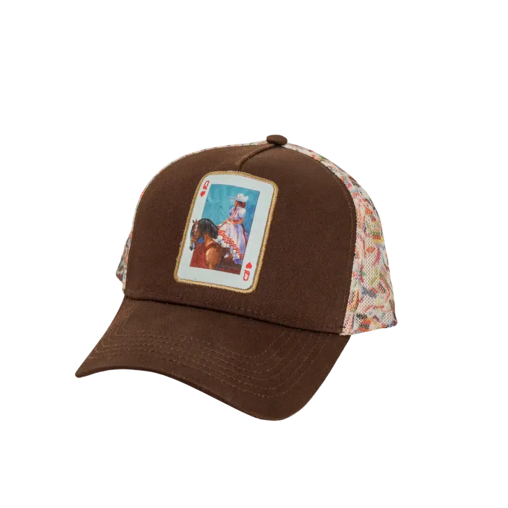 spirit brown cap snapback hat angled right view