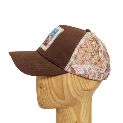 spirit brown cap snapback hat side view