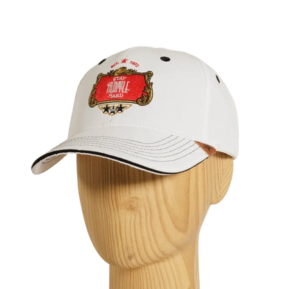 Stay Humble White Cap Front View